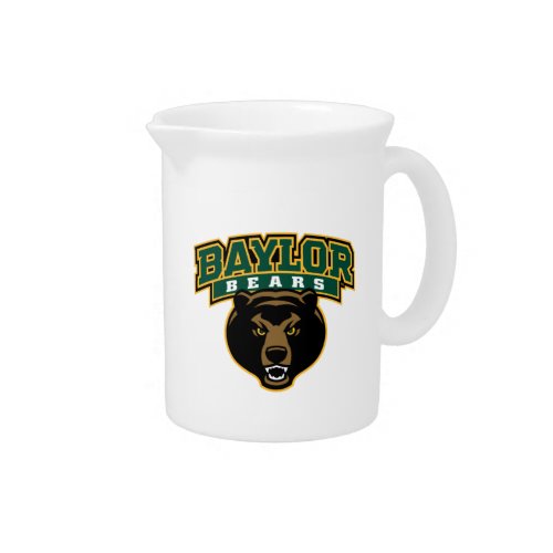 Baylor Bears Wordmark and Logo Beverage Pitcher