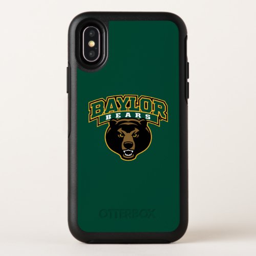 Baylor Bears Wordmark and Logo OtterBox Symmetry iPhone X Case