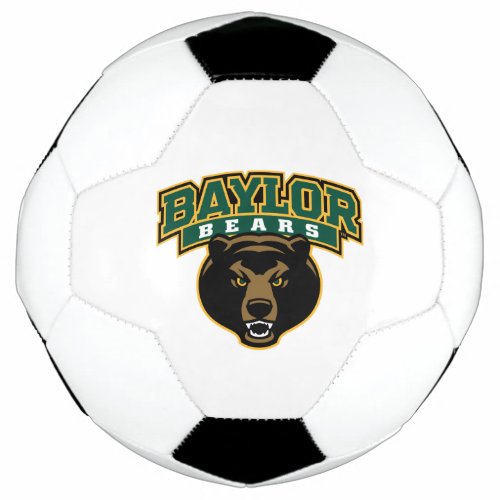 Baylor Bears Wordmark and Logo Soccer Ball