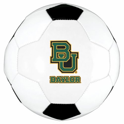 Baylor Block Letters and Logotype Soccer Ball