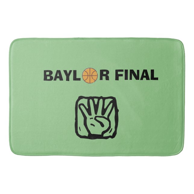 Baylor Final Four           Bath Mat (Front)
