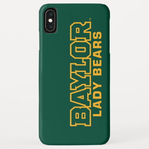 Baylor Lady Bears Wordmark iPhone XS Max Case