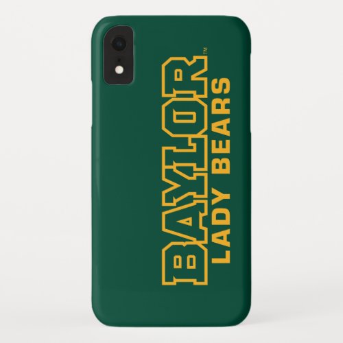 Baylor Lady Bears Wordmark iPhone XR Case