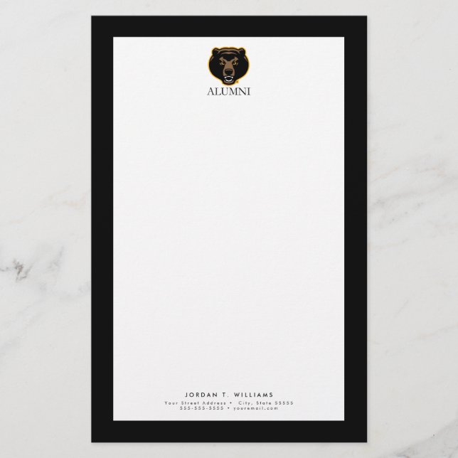 Baylor University Alumni Stationery (Front)
