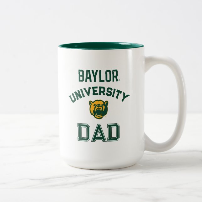 Baylor University Bears Proud Dad Two-Tone Coffee Mug (Right)