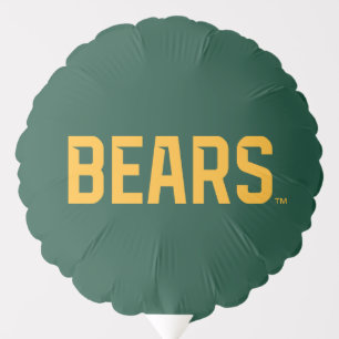 Baylor University BEARS Wordmark Balloon