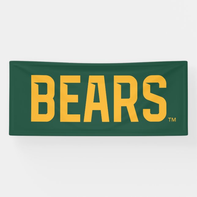Baylor University BEARS Wordmark Banner (Horizontal)