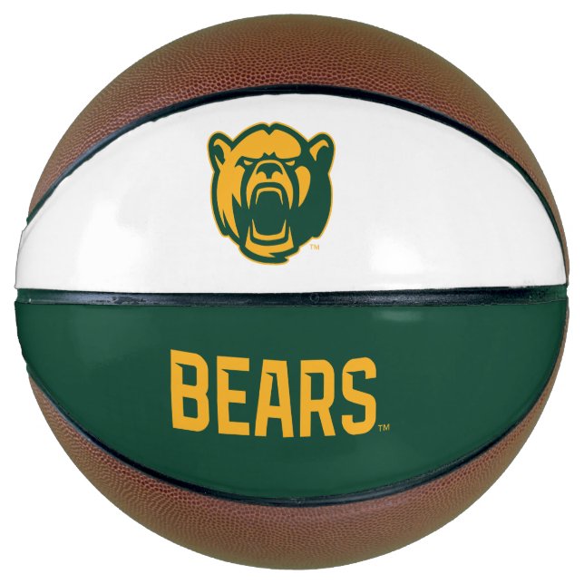 Baylor University BEARS Wordmark Basketball (Front)