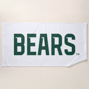 Baylor University BEARS Wordmark Beach Towel
