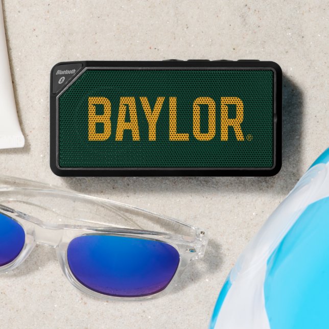 Baylor University BEARS Wordmark Bluetooth Speaker (Insitu(Beach))