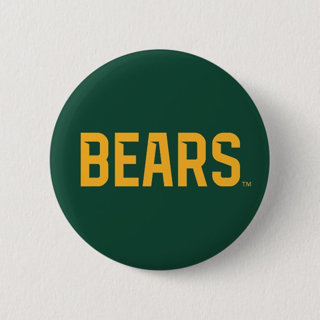 Baylor University BEARS Wordmark Button (Front)