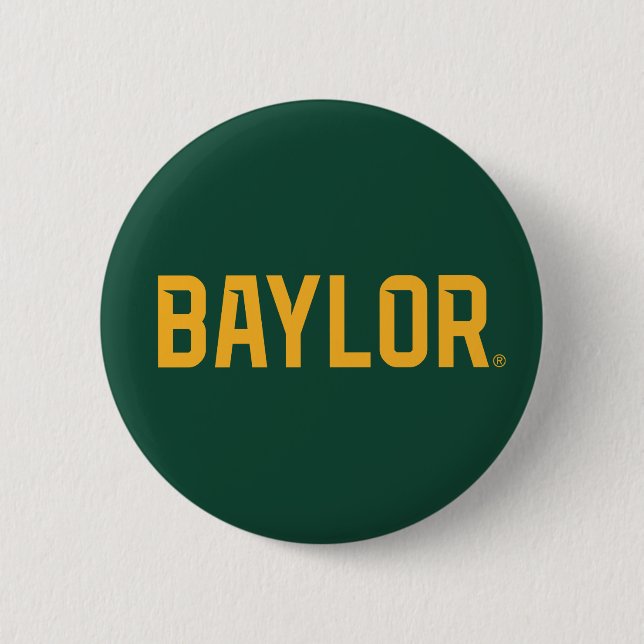 Baylor University BEARS Wordmark Button (Front)