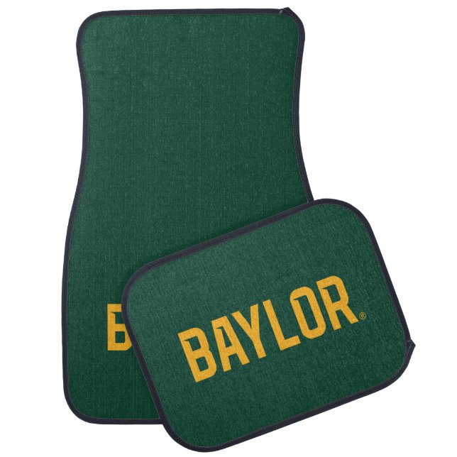 Baylor University BEARS Wordmark Car Floor Mat (Set)