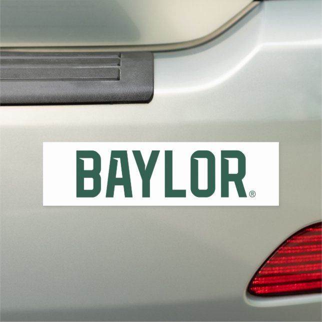 Baylor University BEARS Wordmark Car Magnet (In Situ)