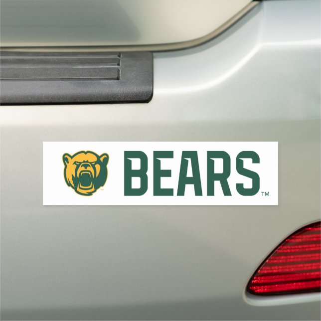 Baylor University BEARS Wordmark Car Magnet (In Situ)