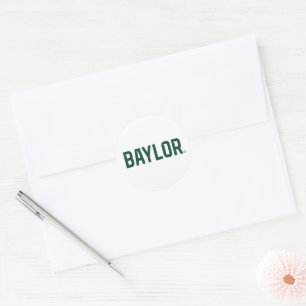 Baylor University BEARS Wordmark Classic Round Sticker