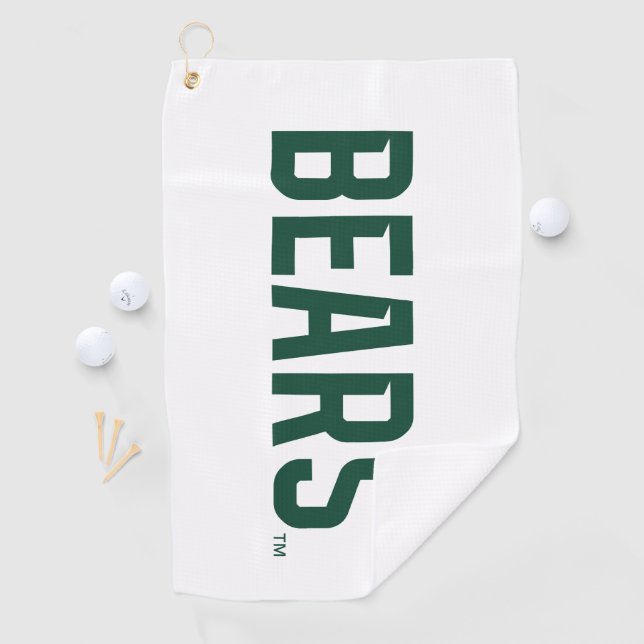 Baylor University BEARS Wordmark Golf Towel (InSitu)