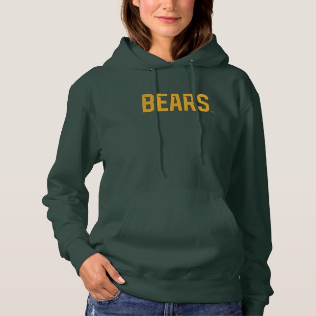 Baylor University BEARS Wordmark Hoodie (Front)