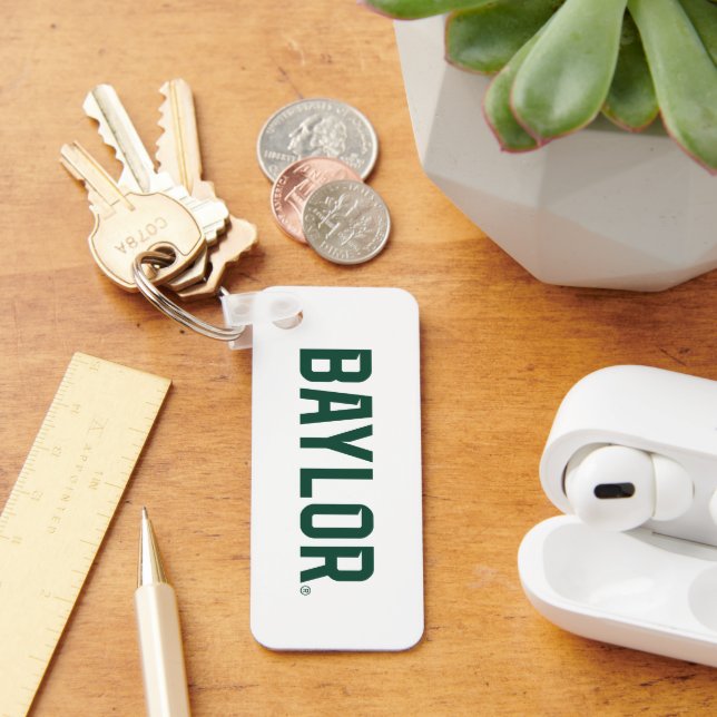 Baylor University BEARS Wordmark Keychain (Desk)