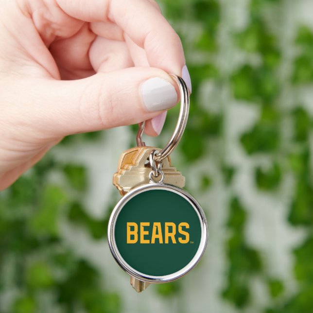 Baylor University BEARS Wordmark Keychain (Hand)