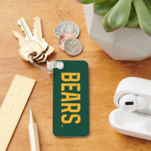 Baylor University BEARS Wordmark Keychain