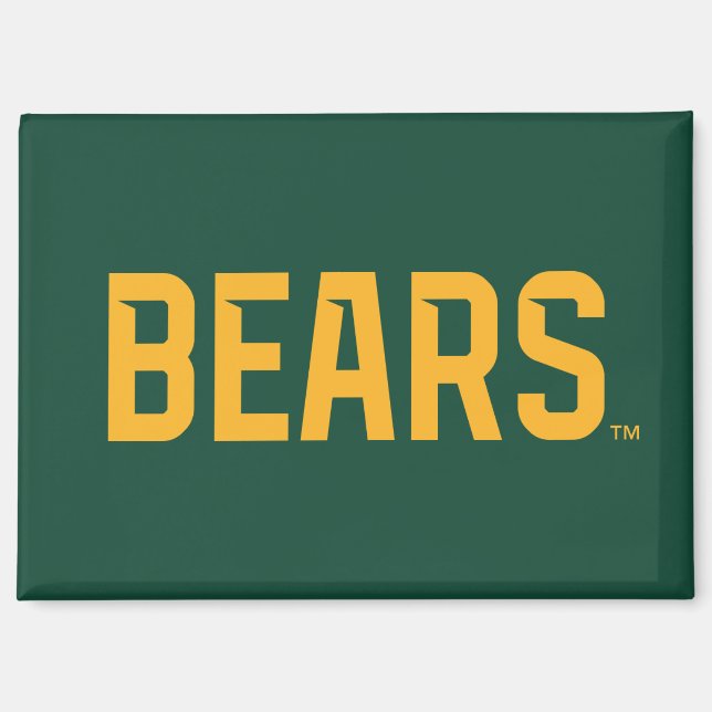 Baylor University BEARS Wordmark Magnet (Front)