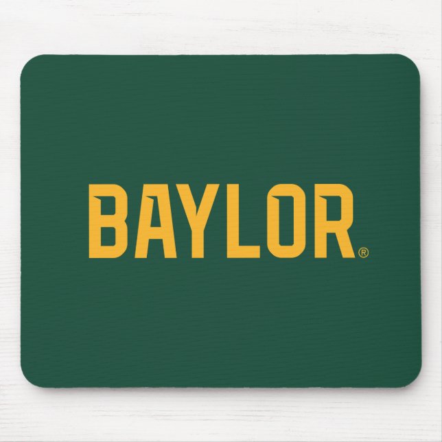 Baylor University BEARS Wordmark Mouse Pad (Front)