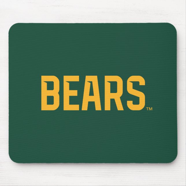 Baylor University BEARS Wordmark Mouse Pad (Front)