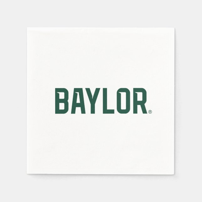 Baylor University BEARS Wordmark Napkins (Front)