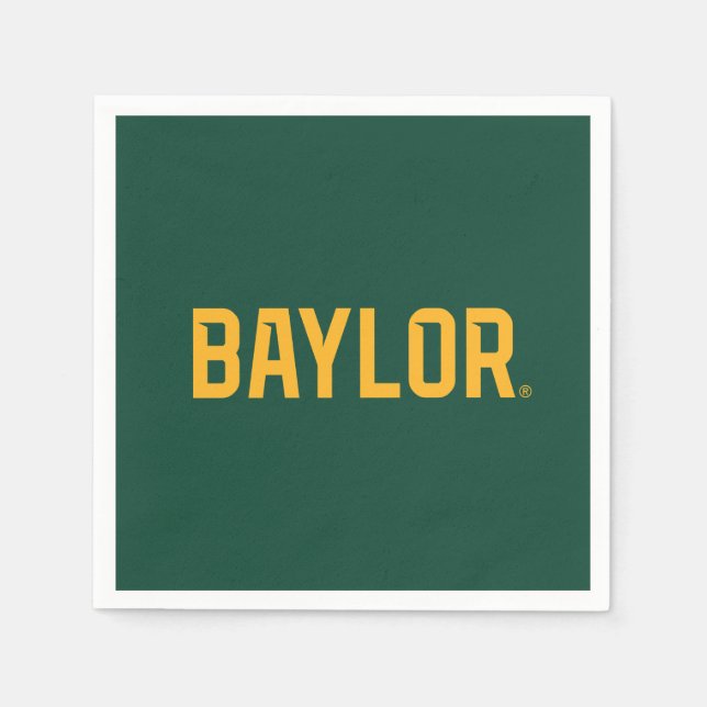 Baylor University BEARS Wordmark Napkins (Front)