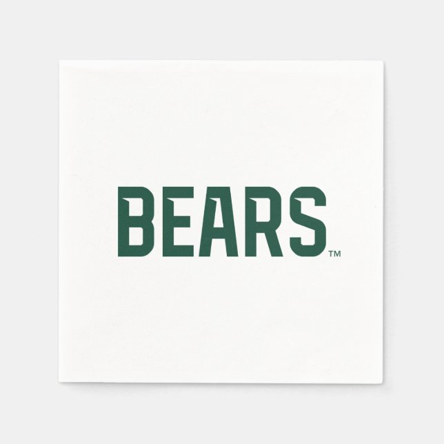 Baylor University BEARS Wordmark Napkins (Front)