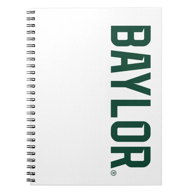 Baylor University BEARS Wordmark Notebook (Front)