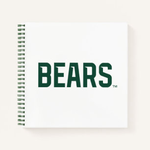 Baylor University BEARS Wordmark Notebook
