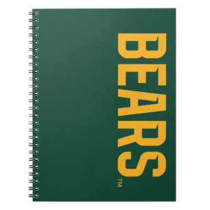 Baylor University BEARS Wordmark Notebook