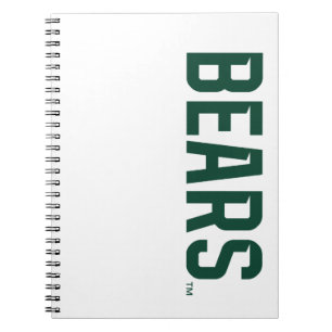 Baylor University BEARS Wordmark Notebook