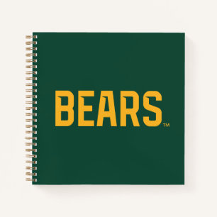 Baylor University BEARS Wordmark Notebook