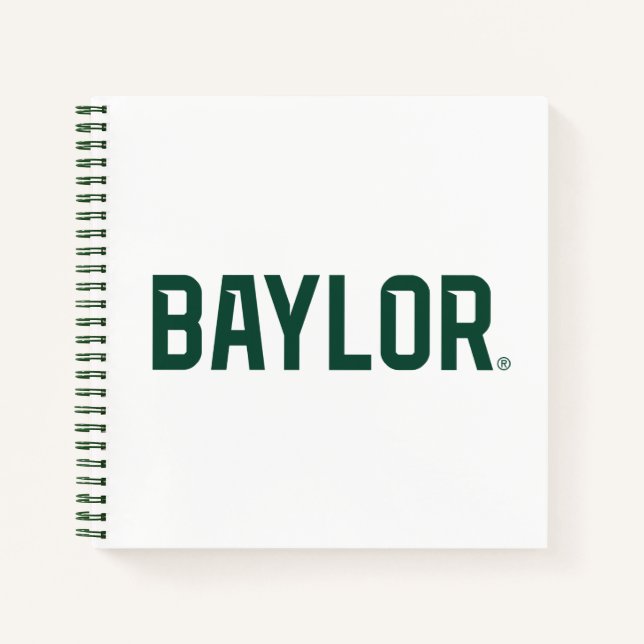 Baylor University BEARS Wordmark Notebook (Front)