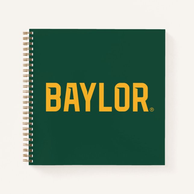 Baylor University BEARS Wordmark Notebook (Front)