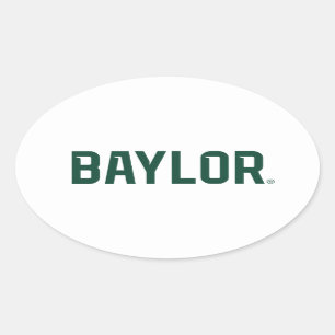 Baylor University BEARS Wordmark Oval Sticker