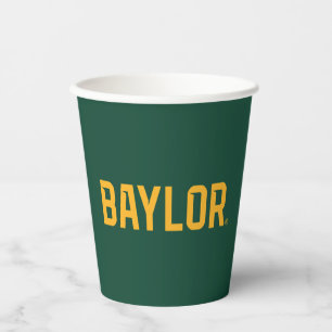 Baylor University BEARS Wordmark Paper Cups