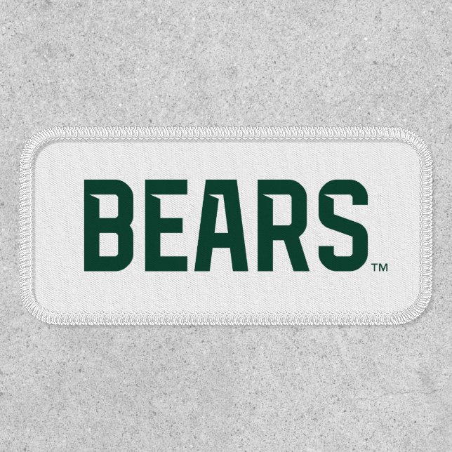 Baylor University BEARS Wordmark Patch (Front)
