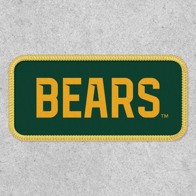 Baylor University BEARS Wordmark Patch (Front)