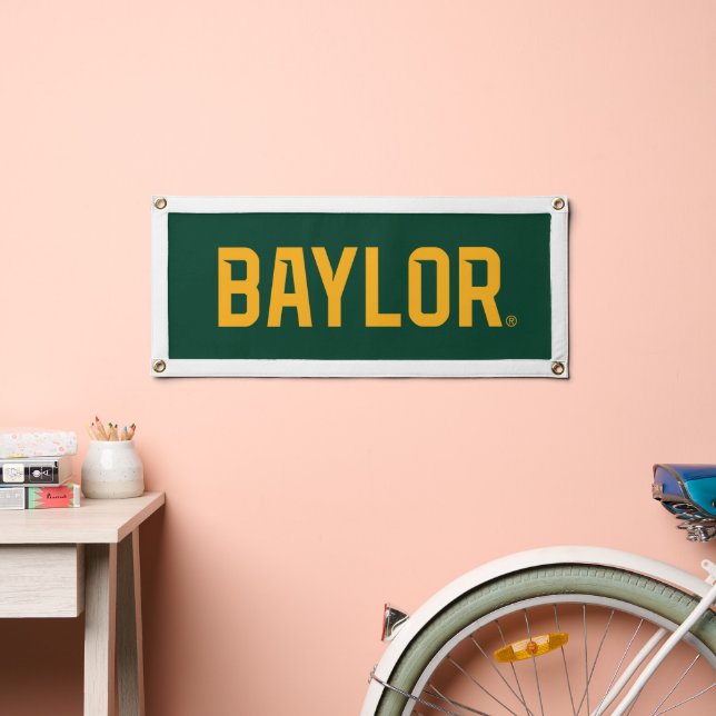 Baylor University BEARS Wordmark Pennant (Insitu 2)