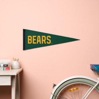 Baylor University BEARS Wordmark Pennant Flag