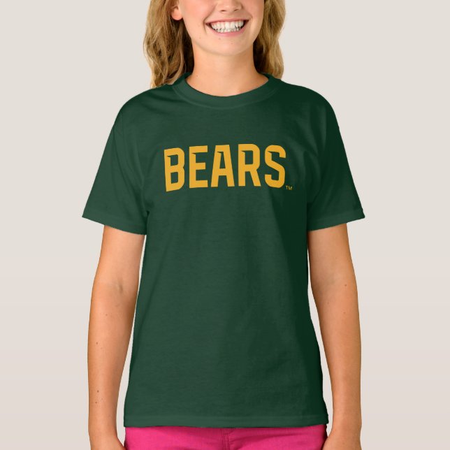 Baylor University BEARS Wordmark T-Shirt (Front)