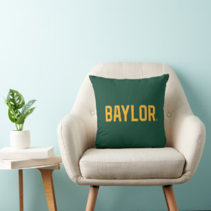 Baylor University BEARS Wordmark Throw Pillow