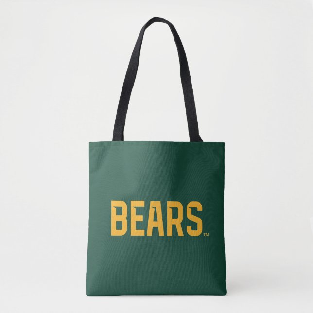 Baylor University BEARS Wordmark Tote Bag (Front)