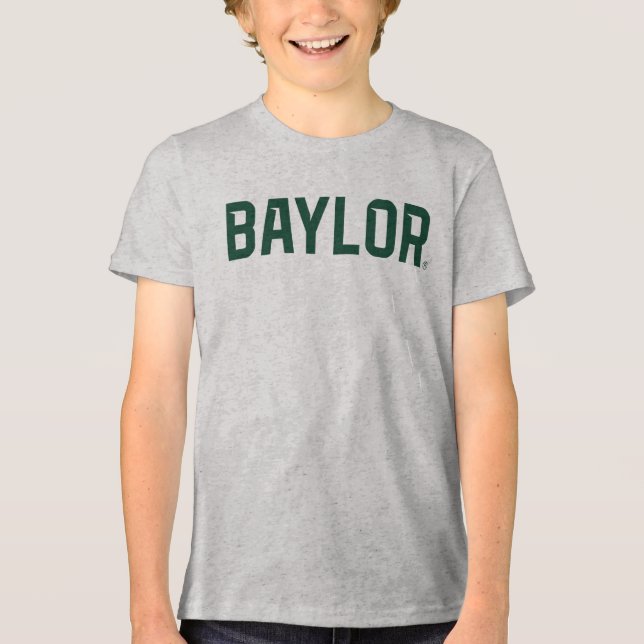 Baylor University BEARS Wordmark Tri-Blend Shirt (Front)