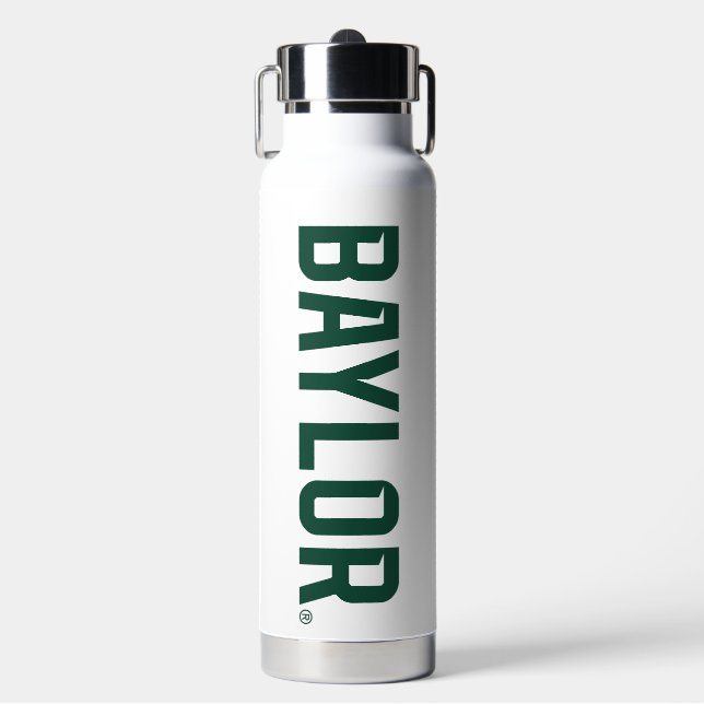 Baylor University BEARS Wordmark Water Bottle (Front)