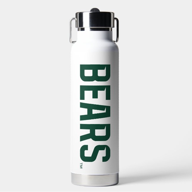 Baylor University BEARS Wordmark Water Bottle (Front)